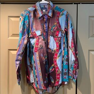Old school Wrangler button down shirt.